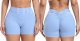Workout Scrunch Shorts Women V Back Gym Shorts Butt Lifting Shorts Seamless