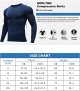 4/5 Pack Workout Compression Shirts Men Long/Short Sleeve Rash Guard Athletic Undershirt Gear T Shirt for Sports